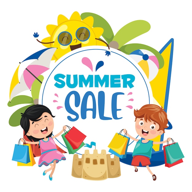 Banner de ventas de verano