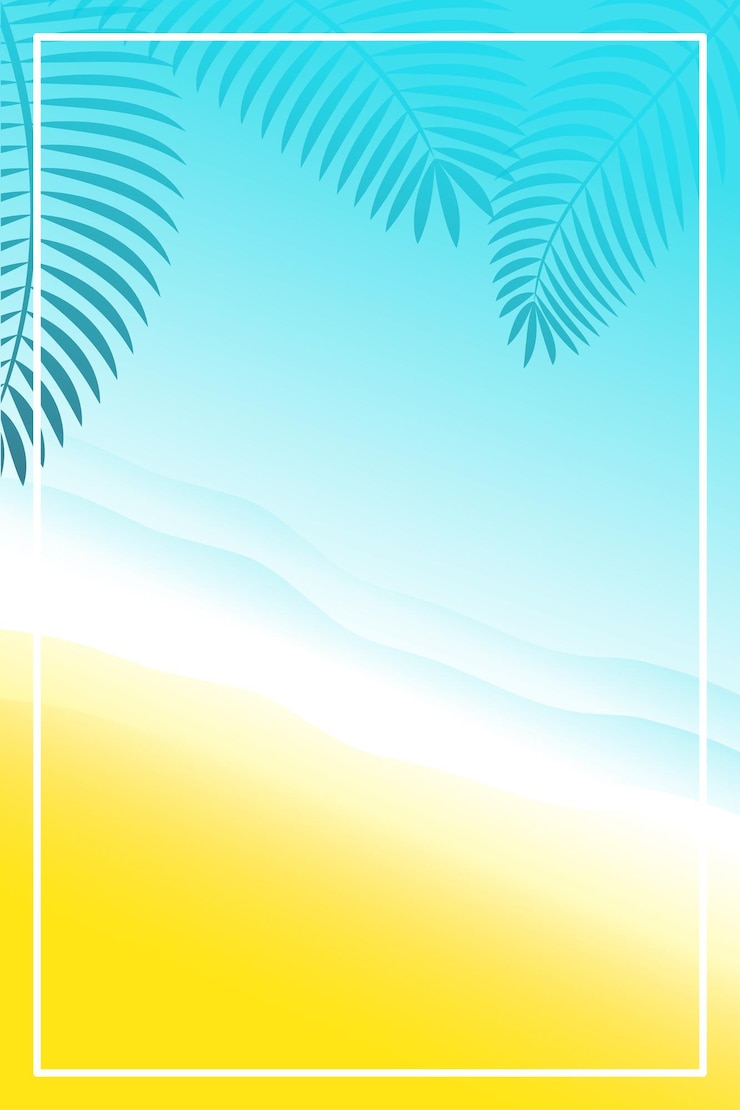 Vector banner de verano o fondos con espacio para texto. tarjeta de felicitación, cartel y publicidad, papel tapiz. paisaje de verano, vacaciones, fin de semana, concepto de vacaciones. feliz día brillante.