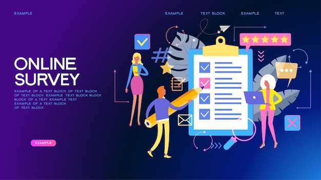 Banner web de la encuesta en línea