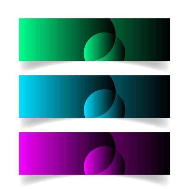 Banner de la web moderno y abstracto