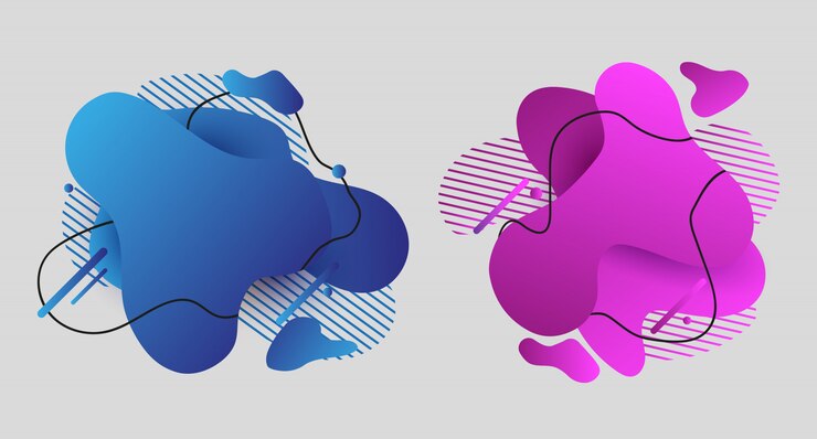 Vector banners coloridos modernos
