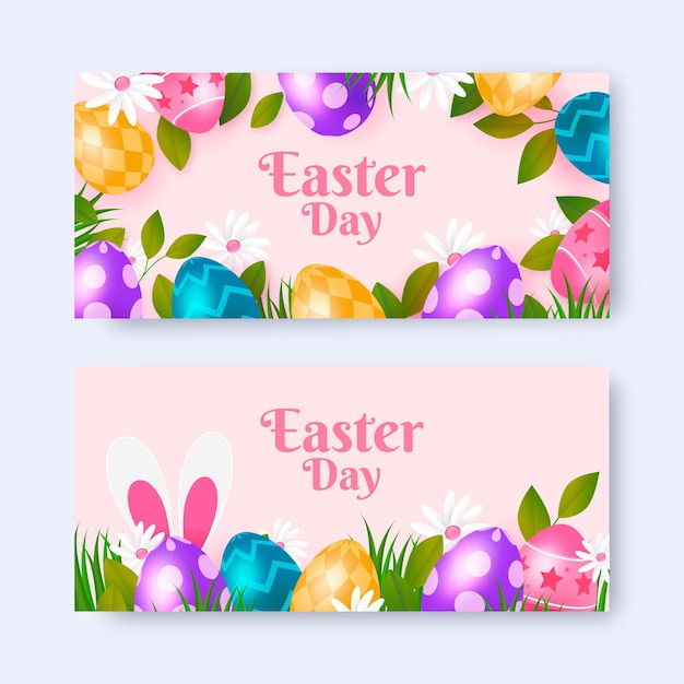 Banners de pascua realistas