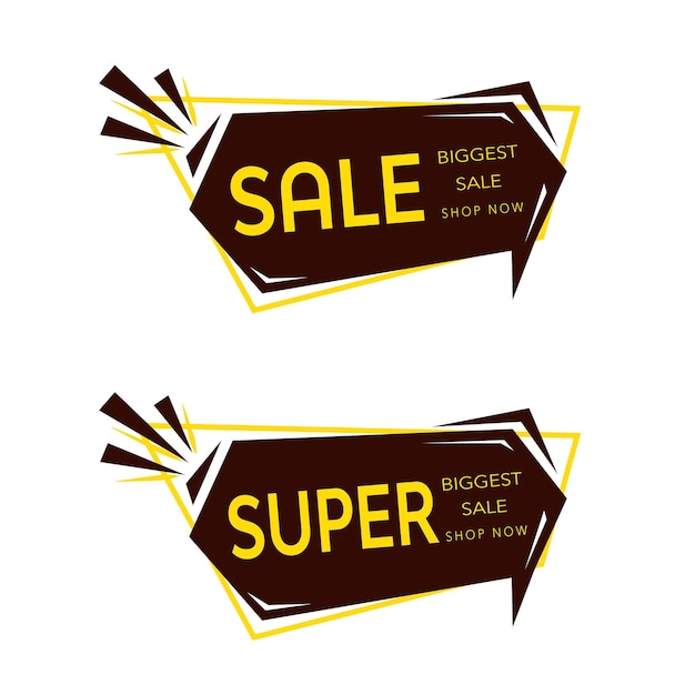 Banners para la promoción de venta.