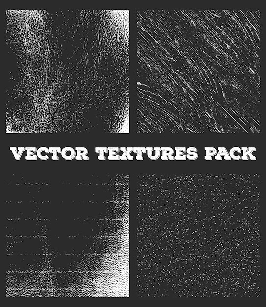 Banners verticales retro grunge blanco