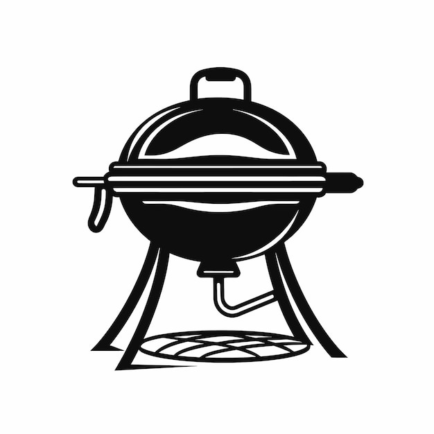 Vector barbacoa y barbacoa