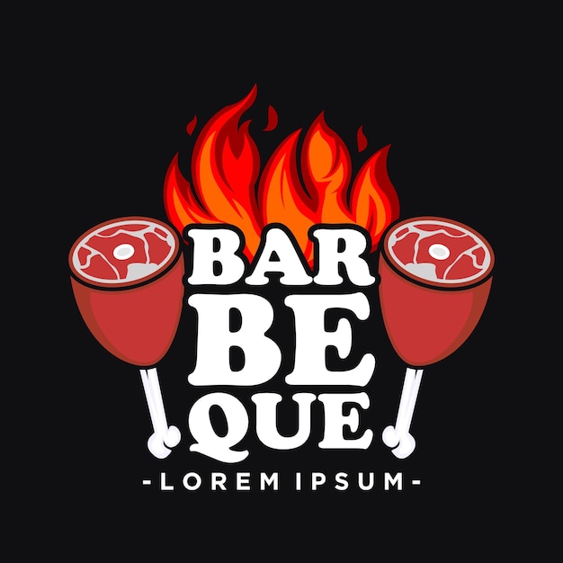 barbacoa logo vector