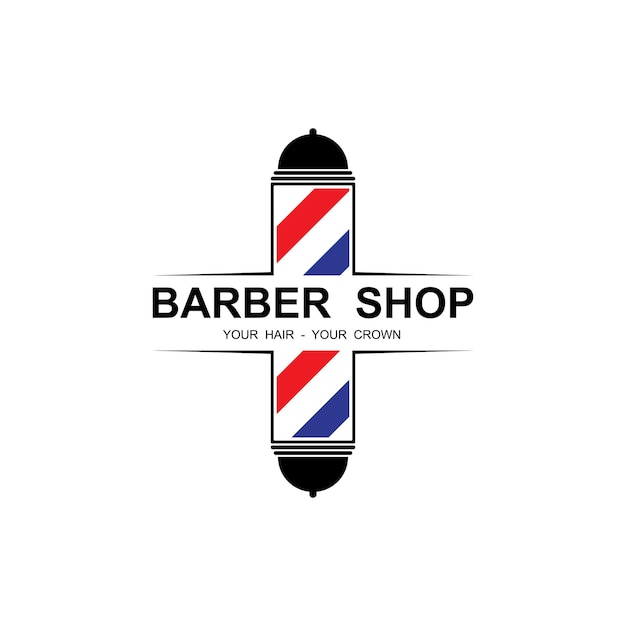 Barbería logo icono vector