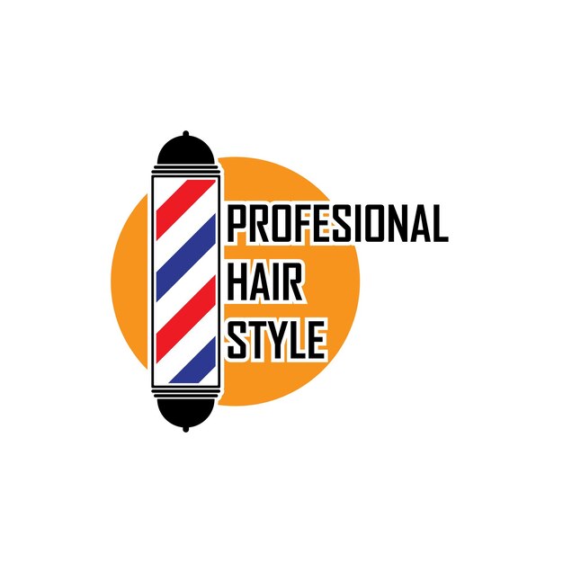 Barbería logo icono vector