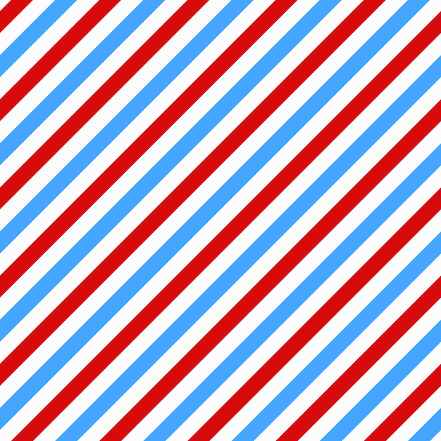 Barbería de patrones sin fisuras - vector fondo rojo y azul