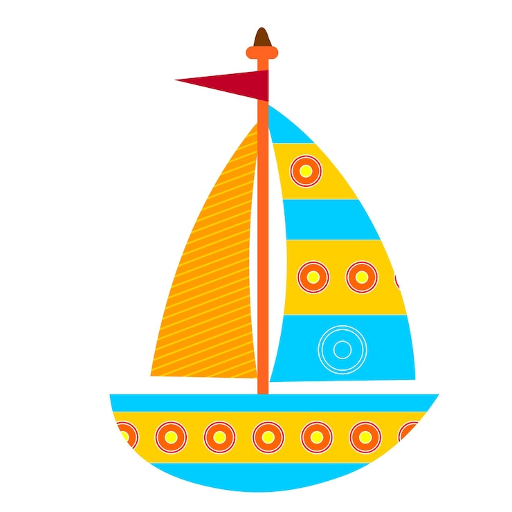 barco para colorear