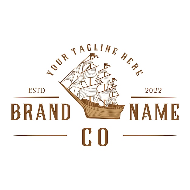 barco de pesca vector logo barco de pesca y concepto de lago.