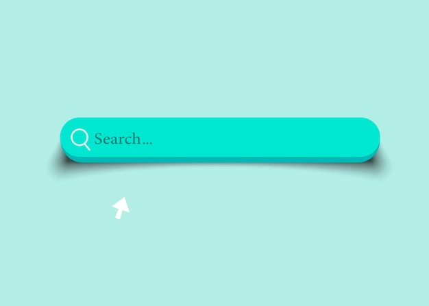 Barra de búsqueda navegación barra de búsqueda en línea para decoración de sitios web y diseño de aplicaciones