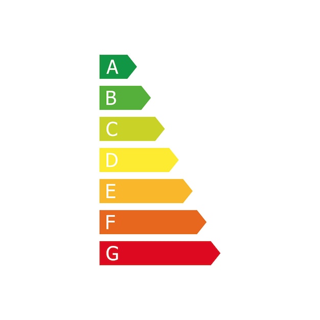 Barra de construcción de energía icono aislado en estilo plano Vector