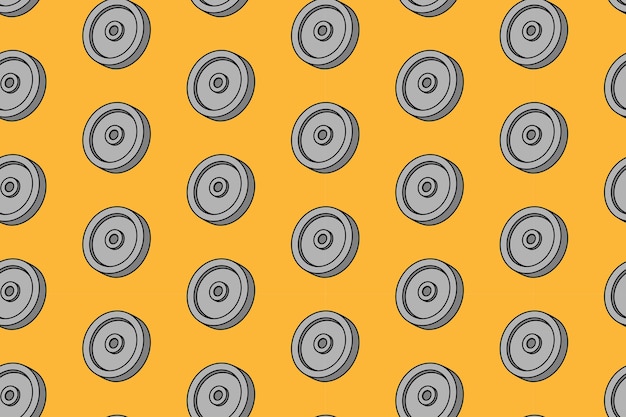 barra de energía patrón sin costuras colorido en fondo amarillo para decoración de gimnasio de fitness y mercancía