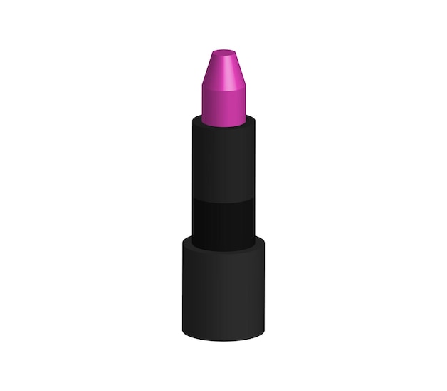 Vector barra de labios tridimensional