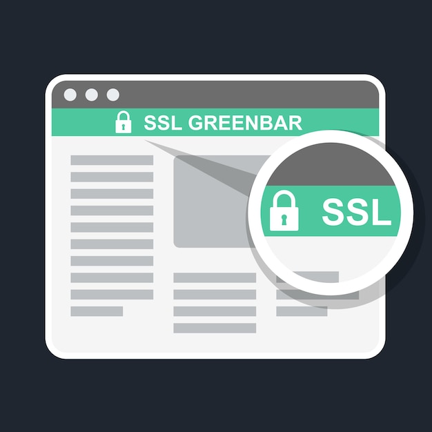 barra verde ssl en el navegador