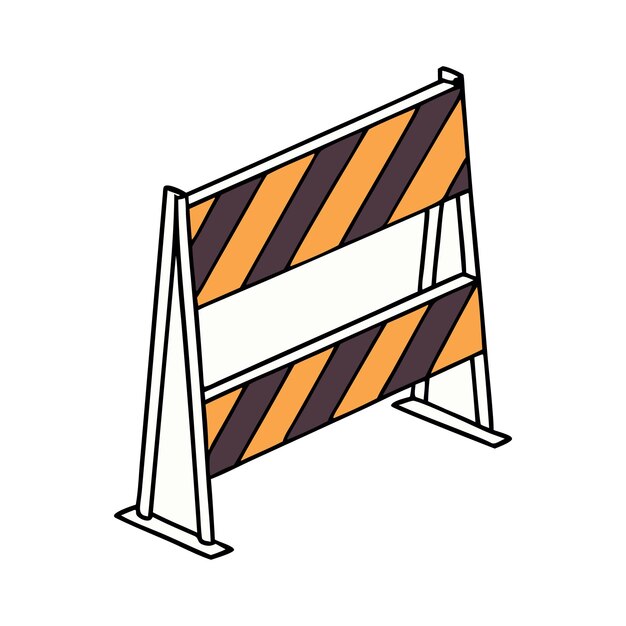 Barrera en el sitio de construcción