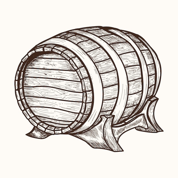 Barril de madera