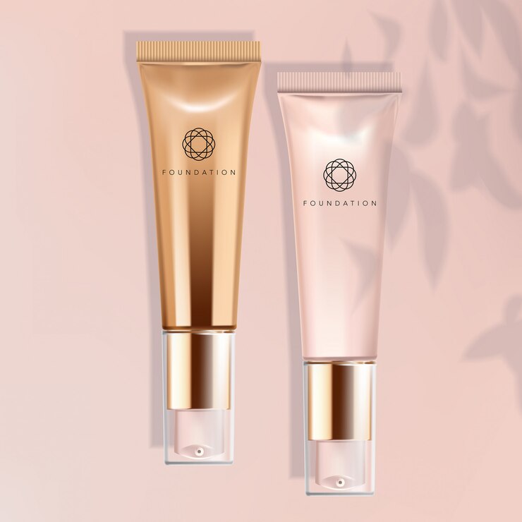 Base / Corrector / Suero Metálico / Tubo rosa perlado en fondo rosa
