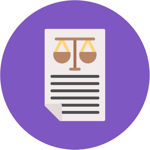 Base Imagen vectorial de icono legal Se puede utilizar para el cumplimiento y la regulación