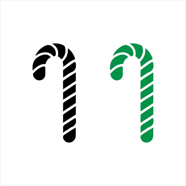 un bastón de caramelo con el número 11 en él