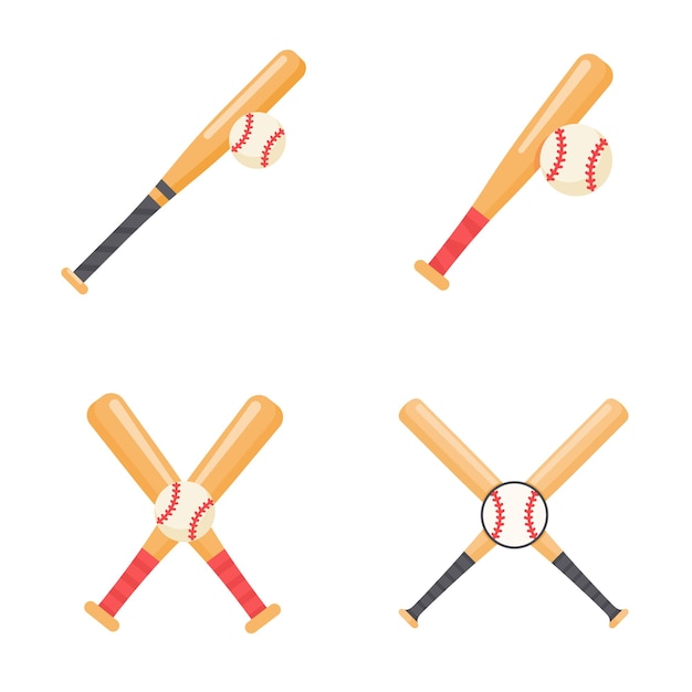 Bate De Béisbol Del Vector Del Icono Ilustraciones svg, vectoriales, clip  art vectorizado libre de derechos. Image 49534899