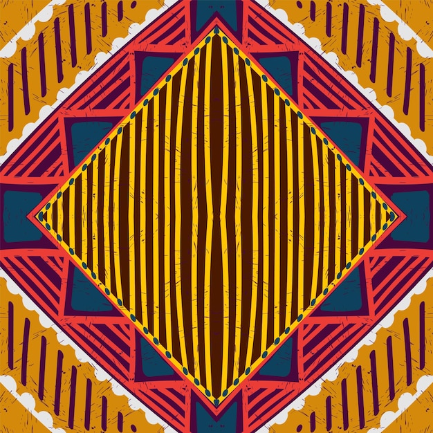 Batik azul elegante de patrones sin fisuras. Textura azul del vector americano de Shibori. Impresión Rhombus Boho. Fondo de acuarela de vector de batik uzbeko. Shibori.