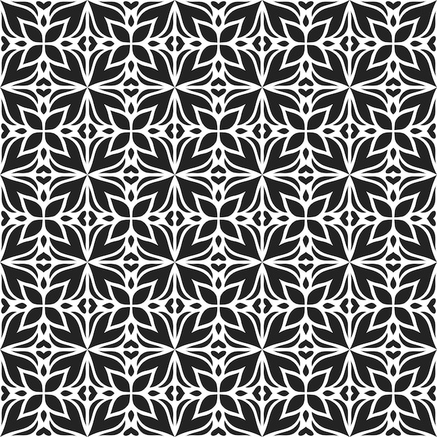 Batik clásico sin fisuras de fondo. Fondo de pantalla de mandala de hoja de lujo. Elegante motivo floral tradicional