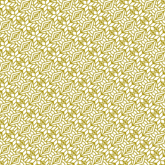 Batik étnico mandala oro patrón línea fondo