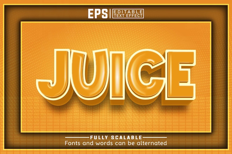 Vector bazar 3d efecto de texto editable
