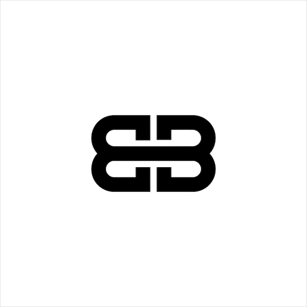 BB creativo y elegante Monograma