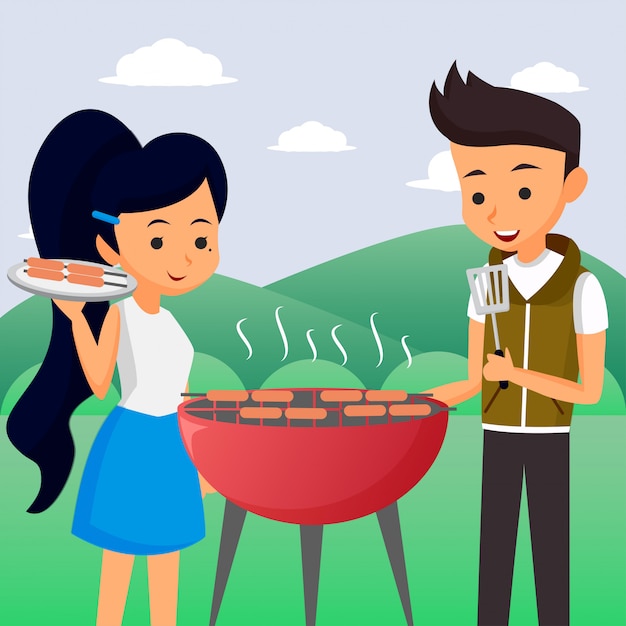 Bbq con la familia