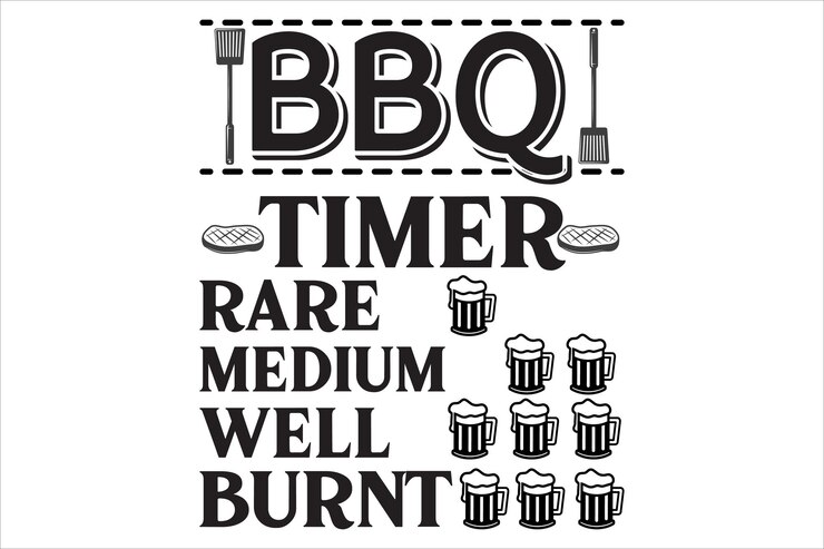 BBQ temporizador raro medio bien quemado