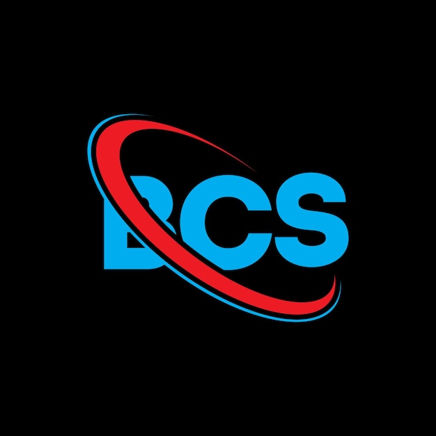 BCS logotipo BCS letra BCS letra diseño de logotipo Iniciales BCS logotipo vinculado con círculo y mayúscula monograma BCS tipografía para negocios de tecnología y marca inmobiliaria