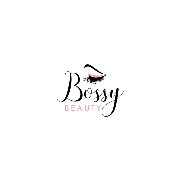 Beauty Eye Bossy Logo Signo Símbolo Icono