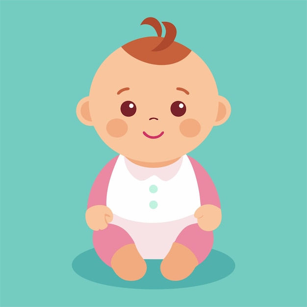 un bebé con una camiseta que dice "bebé"