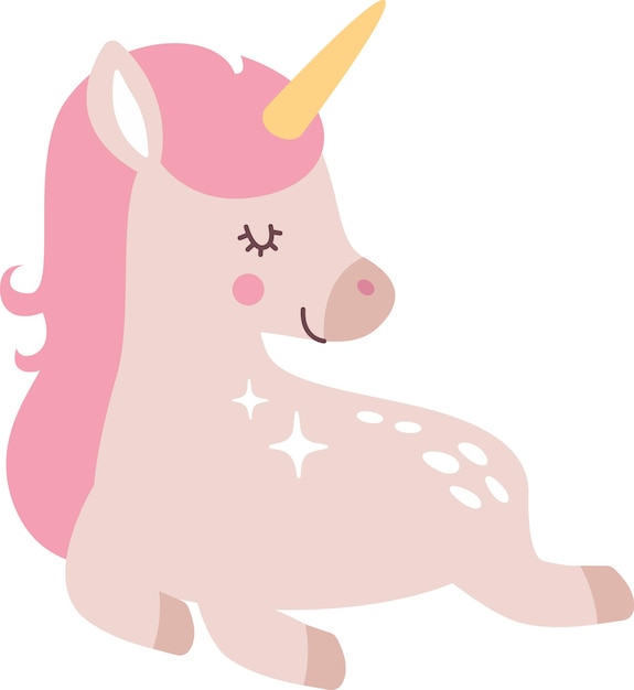 Bebé Unicornio Durmiendo