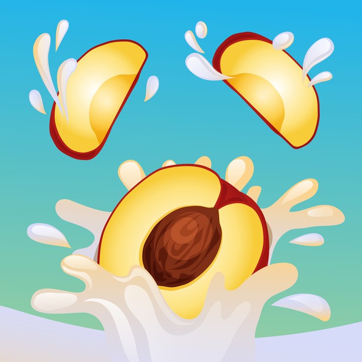bebida de nectarina splash