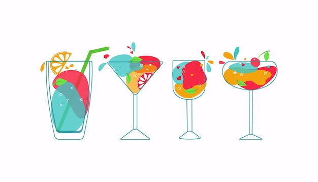 Vector bebidas coloreadas2