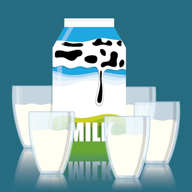 Vector bebidas de diseño digital.