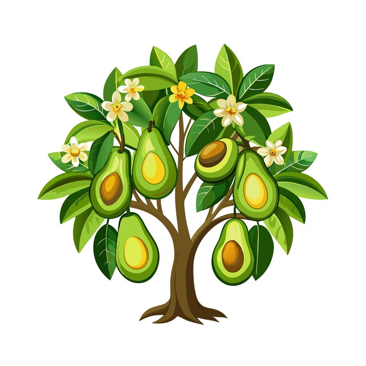 Bella ilustración vectorial realista del ícono del árbol aislado en un fondo blanco