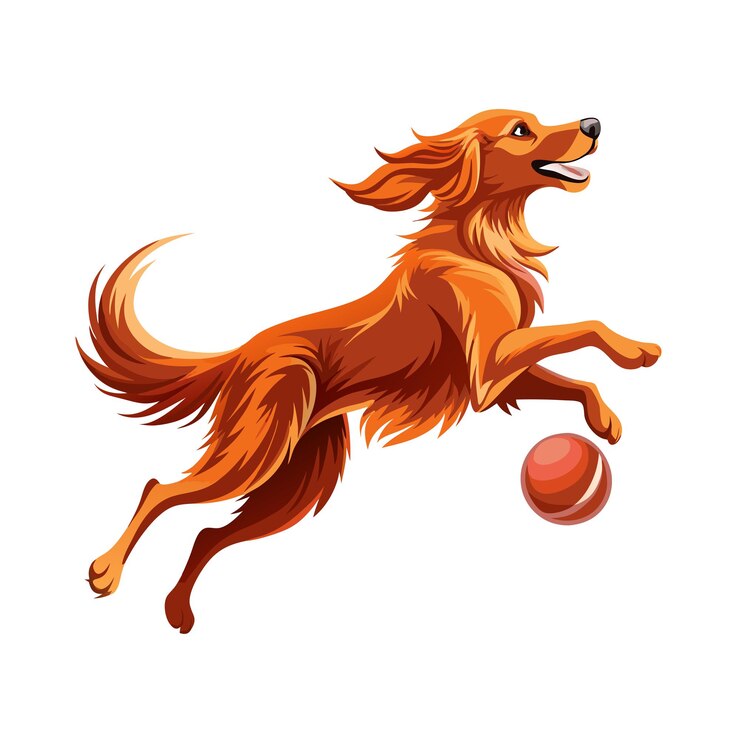 Vector bella ilustración vectorial realista de perros mascotas aislados en un fondo blanco