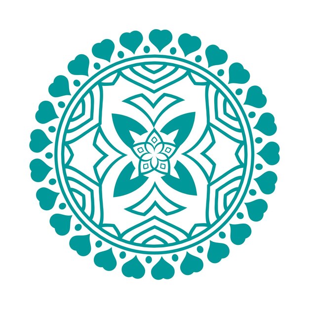 Bellas ilustraciones vectoriales de mandalas florales para la relajación y la creatividad