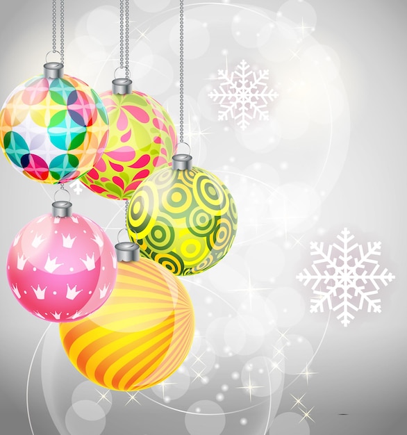 Belleza abstracta fondo de Navidad y año nuevo. Ilustración vectorial EPS10