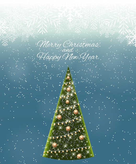 Belleza abstracta fondo de Navidad y año nuevo