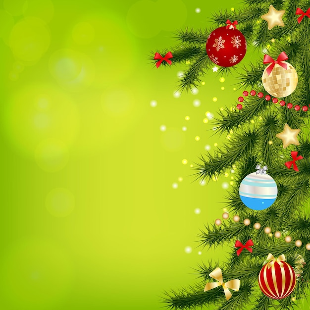 Belleza abstracta Navidad y año nuevo fondo Vector illust