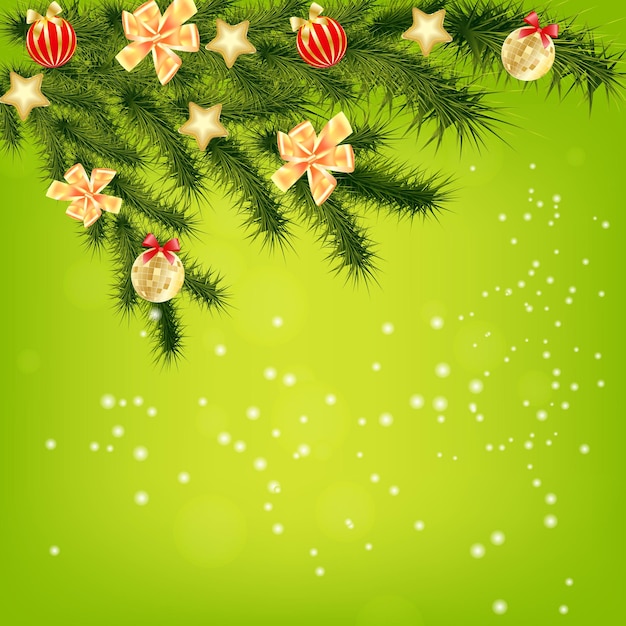 Belleza abstracta Navidad y año nuevo fondo Vector illust