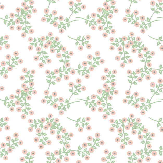 Belleza floral de patrones sin fisuras para el fondo y decorar