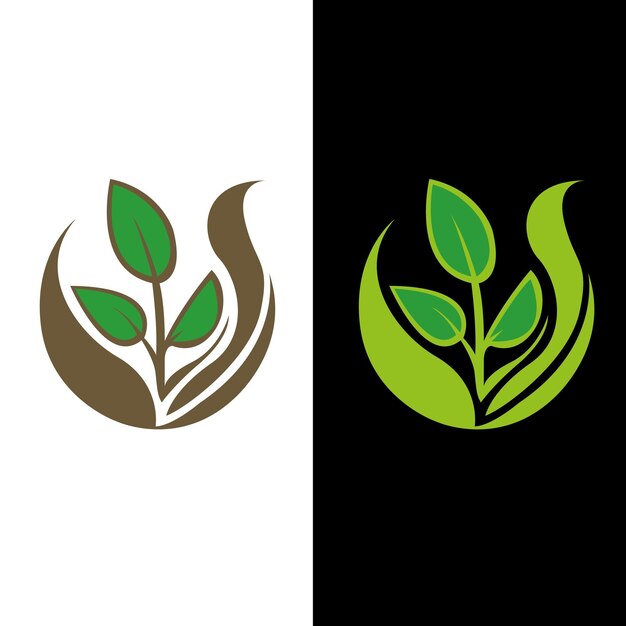 belleza orgánica llena de logotipo colorido spa bienestar tratamiento de la piel símbolo de planta elemento de diseño