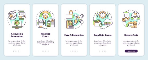 Beneficios del software de contabilidad al incorporar la pantalla de la aplicación móvil